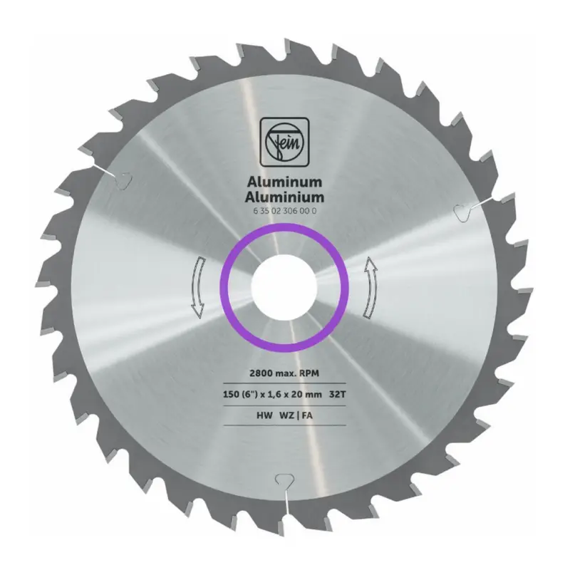 Fein Handkreissägeblatt Alu150x1,6x20mm Z32 für F-IRON Cut 57 AS 63502306000 Sonderaktion