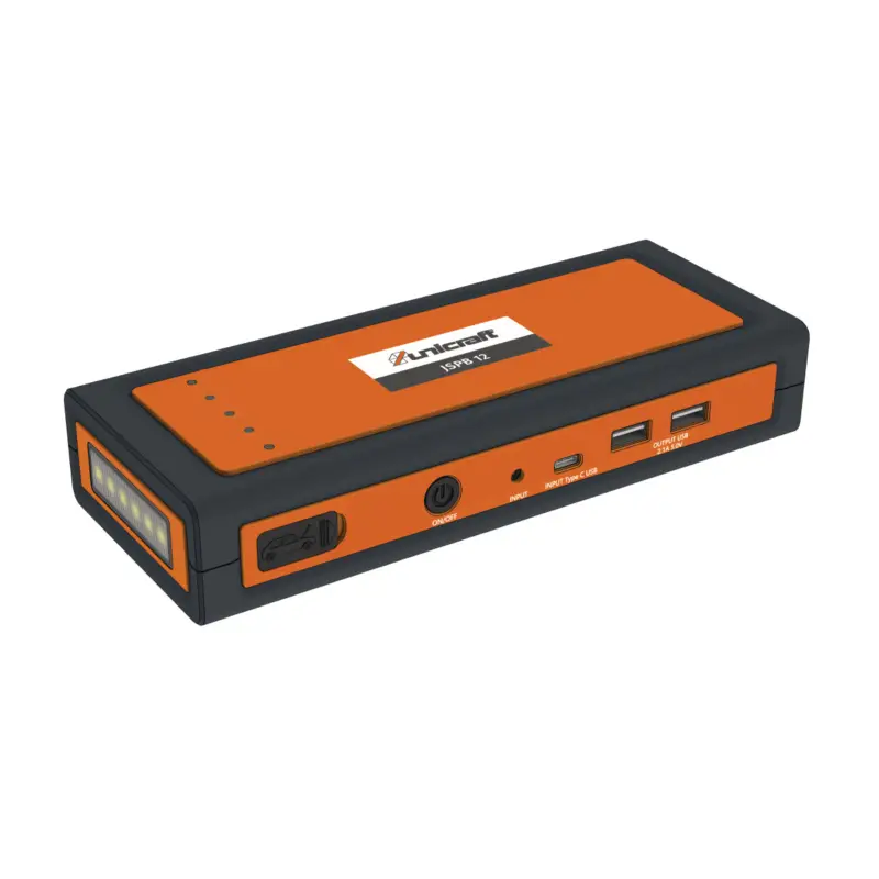 Günstig Unicraft USB Powerbank JSPB 12 mit KFZ Starthilfe und LED Lampe 6851150