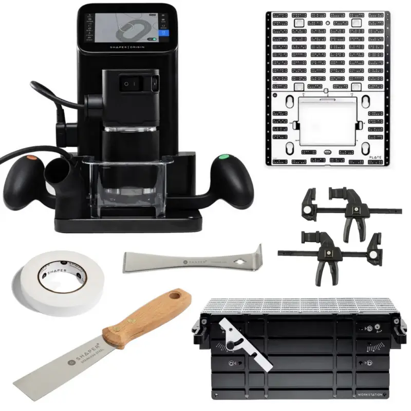 Direktkauf Shaper Tools Origin CNC Oberfräse + Plate + Workstation + Zubehör