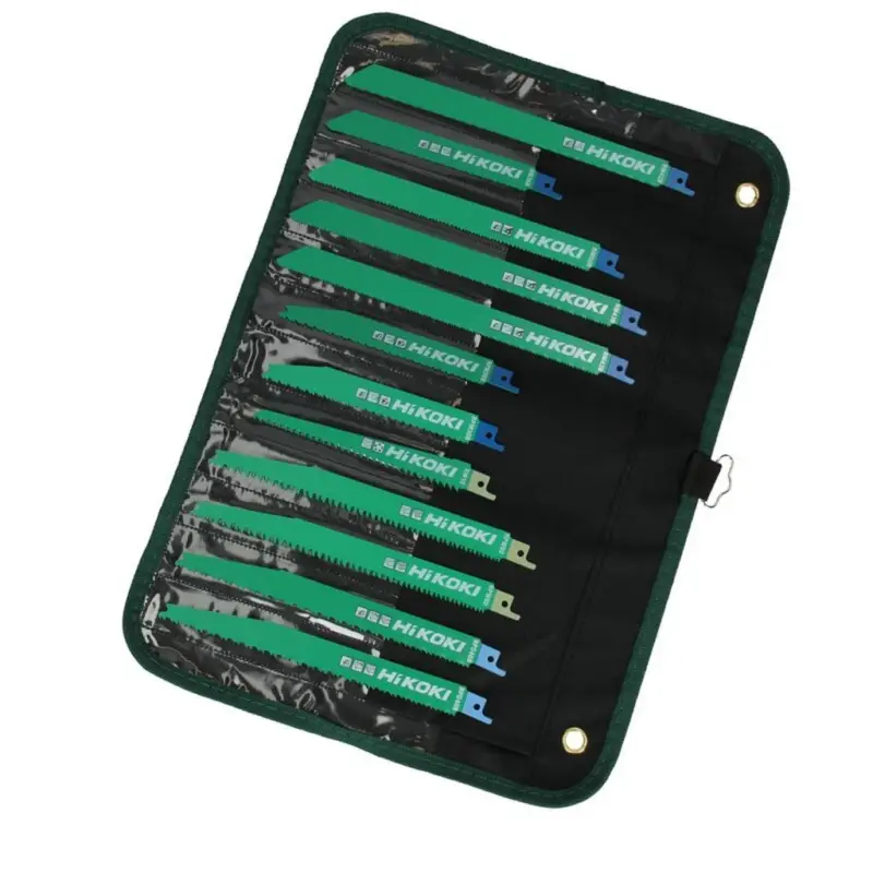 HiKoKi Säbelsägeblatt Set 752049 Rolltasche 12 teilig Bi Metall 1/2 Zoll Sonderangebot