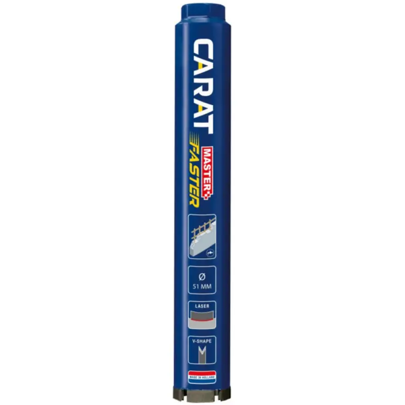 Carat Diamant Nass Bohrkrone LASER BETON MASTER FASTER 51 x 300 mm EMF0513005 Ausverkauf
