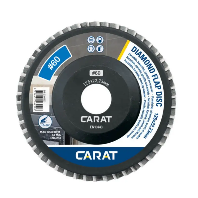 Nur Für Kurze Zeit Carat DIAMANT LAMELLENSCHEIBEN EFD 125 x 22,23 mm 60 Körnung EFD0600000