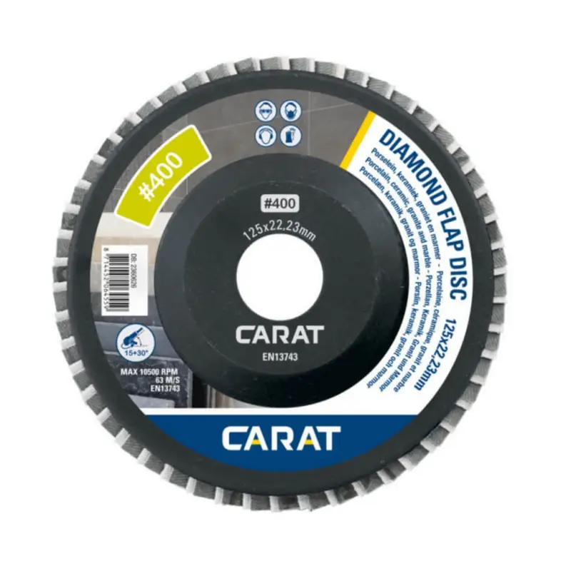 Nur Für Kurze Zeit Carat DIAMANT LAMELLENSCHEIBEN EFD 125 x 22,23 mm 400 Körnung EFD4000000