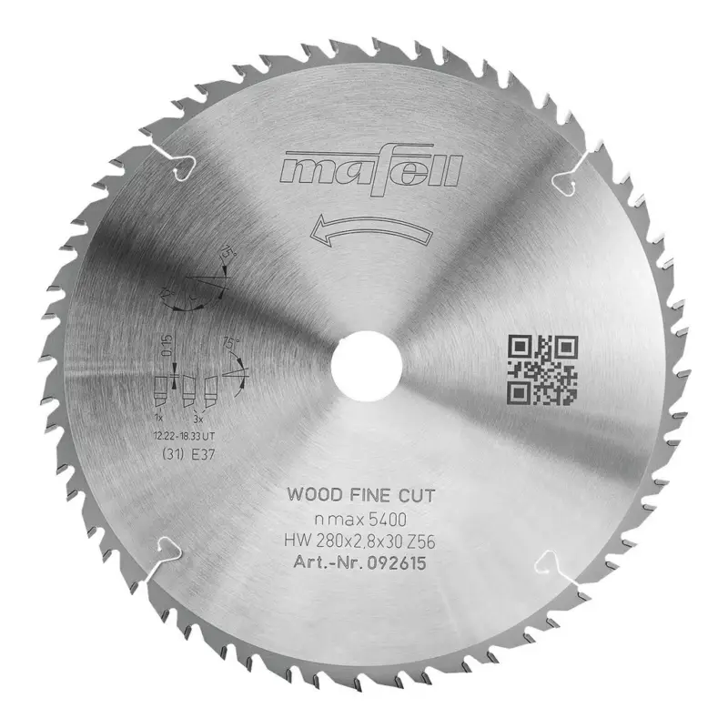 Mafell Sägeblatt KSB-WF 280 GT HW 280x2,8x30 mm Z56-8 3WZ/FZ Wood Fine 092615 Begrenztes Angebot