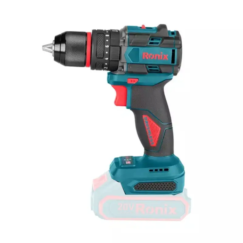 Ronix Akku Schlagbohrschrauber 20 V solo kompatibel mit 18 V Makita Akku 8670C Solange Der Vorrat Reicht