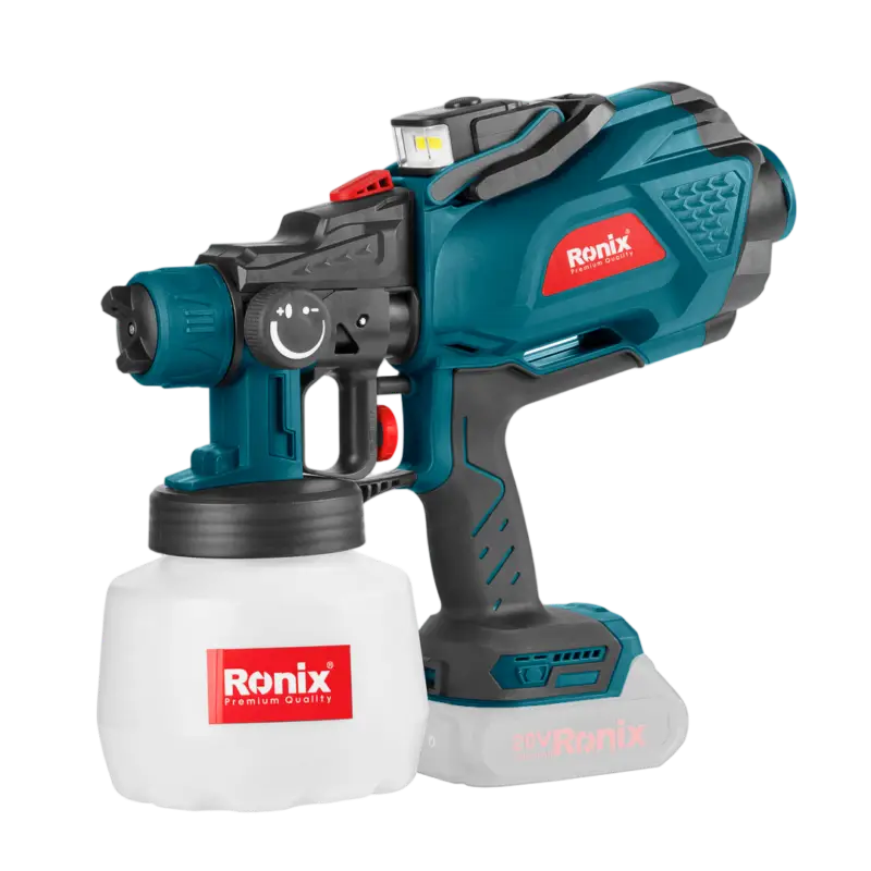 Ronix Akku Farbspritzgerät 20 V 1200 ml 32.000 U/min für Makita 18 V 8604C Top-Seller