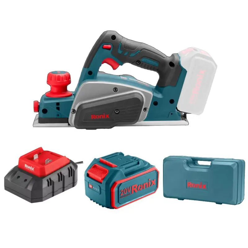 Ronix Akku Hobel 20 V 15000 U/min für Makita 18 V Bürstenmotor 4,0 Ah 8603 Online Kaufen