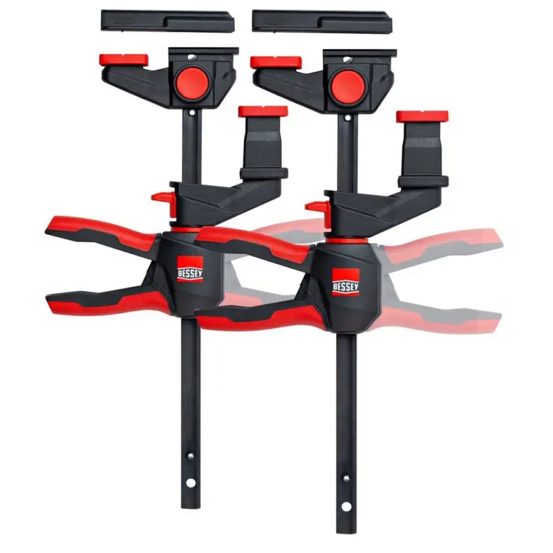 Bessey Einhand-Tischzwinge mit drehbarem Griff für Führungsschienen EZR360-15SET Sale