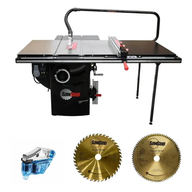 SawStop Tischkreissäge PCS31230-EU-36-ODC K Kartusche Titanium Sägeblätter Versand Am Gleichen Tag