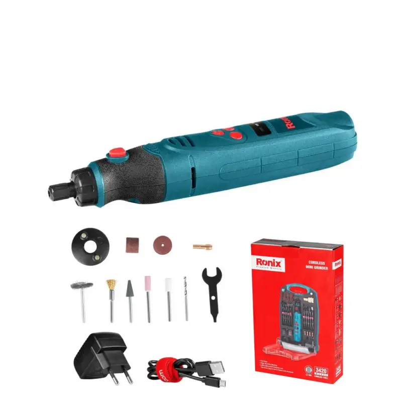 Top-Preis Ronix Akku Multifunktionswerkzeug 3,6 V 1,6 - 3,2 mm 1,5 Ah bis 18000 U/min 3420