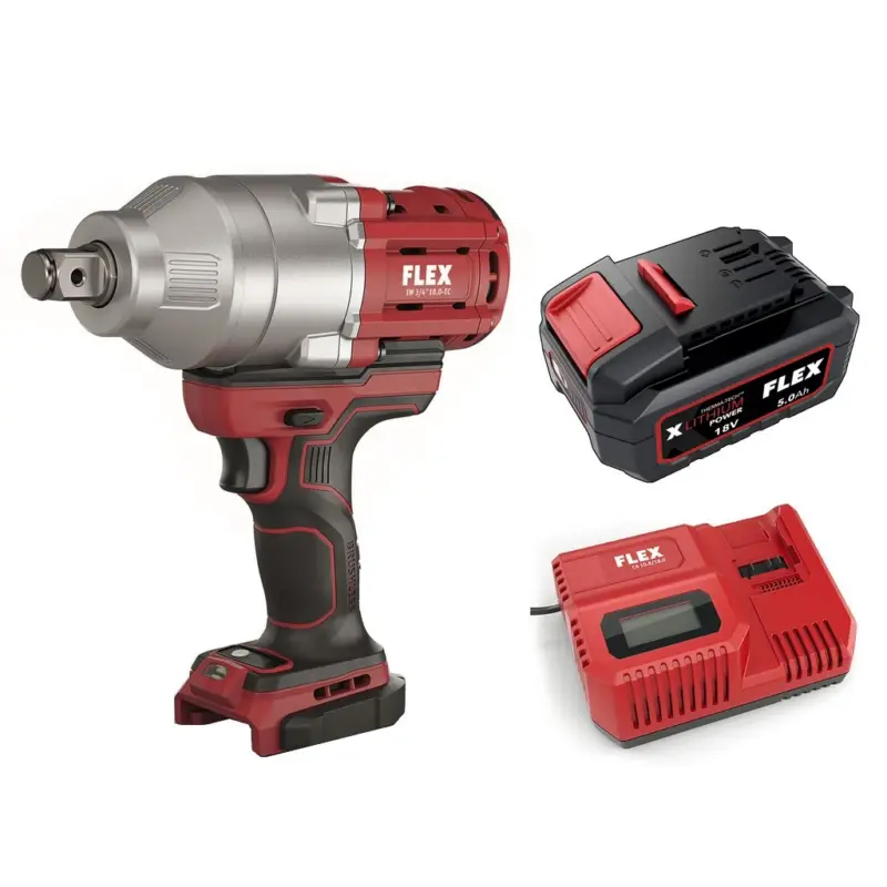 Flex Akku-Schlagschrauber IW 3/4" 18.0-EC C 492612 + Akku 18V + Schnelladegerät Direktkauf