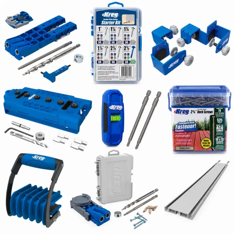 KREG Jig 320 Bohrschablone KPHJ320-INT + Lochschrauben + Montage-Werkzeug Preis Gesenkt